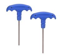 QUARKZMAN 2uds H2.5 T-Mango Hexagonal Inglesa Llave 2,5mm S2 Acero T-Llave Interior Hexagonal Llave Reparación Herramienta