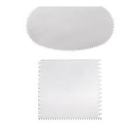 QUARKZMAN 2uds Inoxidable Acero Arcilla Raspador Juego Cerámica Metal Derrado Arcilla Derrado Arcilla Cortador Escultura Cerámica para Polímero Arcilla Rascador Cerámica Herramientas