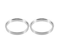 QUARKZMAN 2uds Od 70.6mm a ID 65.1mm Anillos Centradores Buje Aleación Aluminio para Automóviles Anillos de Centrales
