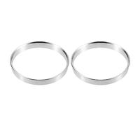 QUARKZMAN 2uds OD 72,6 mm a ID 70,1 mm Anillos Céntricos Cubo Aleación Aluminio Automóvil