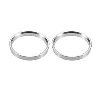QUARKZMAN 2uds OD 72.6mm a ID 66.1mm Anillos Centrales Aleación Aluminio Cubos Automóviles Anillos de Centrales
