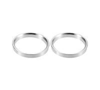 QUARKZMAN 2uds OD 73.1mm a ID 66.1mm Anillos Centrales Aleación Aluminio Anillos de Centrales