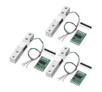 QUARKZMAN 3 Juegos De Sensor De Peso Célula De Carga Digital 20KG + Módulo HX711 Sensor De Pesaje 24 Bits Precisión A/D doble Canal 16x24mm Para Kit De Báscula De Cocina Electrónica