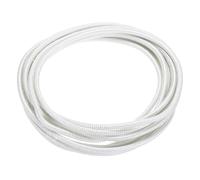 QUARKZMAN 3 Metro/9.84 Pies 15AWG Cable Alta Temperatura Cable Flexible Mica Aislado 500 Grados Celsius Cable Trenzado Resistente A Altas Temperaturas Para Lámpara Calentador Caldera Blanco