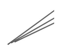 QUARKZMAN 3 Pack de Varilla de Fibra de Carbono, 2.5mm x 150mm para Herramienta de Bricolaje de Aviones RC, Tubo de Ala de Quadcopter