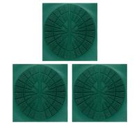 QUARKZMAN 3 Pares Protector de Suela para Zapatillas Almohadilla Antideslizante Placas de Tacón Reparación para Hombres y Mujeres, Verde