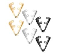 QUARKZMAN 3 Pares Protector Metálico para Zapatos Puntiagudos Cubierta de Punta Sólida Elegante para Mujer Reparación de Tacones Decoración Protección