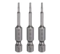 QUARKZMAN 3 Pcs Llave de Vaso Hexagonal H1.5 con Punta Plana Métrica de 1.5 mm Hexagonal de 1/4" 50 mm (2") de Largo Destornillador Magnético para Tornillos Industrial Power Bits