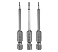 QUARKZMAN 3 Pcs Llave de Vaso Hexagonal H1.5 de 1.5 Mm Puntas Planas Métricas de 1/4" Hexagonal de 65 Mm (2.56") de Largo Destornillador Magnético para Tornillos Industrial Bits de Potencia