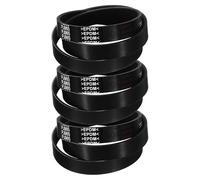 QUARKZMAN 3 Piezas 380J8 PJ Correa En V 8 Nervaduras 38" Largo x 0.74" Ancho x 0.14" Alto, Correa Poli-V De Goma EPDM, Correa Micro En V Multi-Cuña