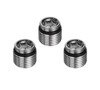 QUARKZMAN 3 Piezas Adaptador De Grifo Macho 0.69 Pulgadas A Macho 0.79 Pulgadas Adaptador De Aireador De Grifo De Acero Inoxidable Para Fregadero De Cocina Para Conectar Manguera De Jardín