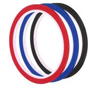 QUARKZMAN 3 Piezas Cinta Gráfica Para Pizarra Blanca De 3mm X 50 Metros Cinta De Marcación De Cuadrícula Línea De Gráfico Pinraya, Rojo, Negro, Azul