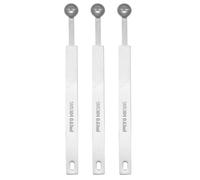 QUARKZMAN 3 Piezas Cuchara Medidora Individual 1/8 Cucharadita (0.63ml) Cucharadita/Cucharada Acero Inoxidable 304 Cuchara Medidora Individual Pequeña Cuadrada Cuchara Medidora De Mango