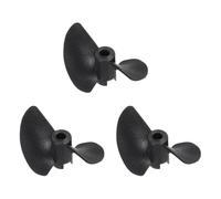 QUARKZMAN 3 Piezas De Hélice para Barco RC, Hélices De 2 Palas con Diámetro De Agujero De 3.17mm, Diámetro Exterior De 32mm, Paso De 1.4mm, Rotación Horaria CW, para Barco RC, Negro