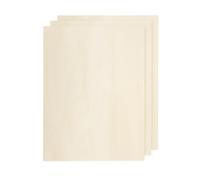 QUARKZMAN 3 Piezas De Hoja De Tilo 300 X 200 X 4mm Tablas De Madera Sin Acabar Contrachapado Para Manualidades Corte laser Con Superficies Suaves