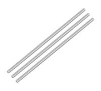 QUARKZMAN 3 Piezas de Varilla Roscada Completa, M4 x 130mm, Varilla Roscada Acero Inoxidable 304, Rosca a la Derecha, Pernos de Barra M4-0.7 para Ensamblaje de Muebles y Maquinaria