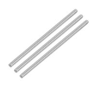 QUARKZMAN 3 Piezas de Varilla Roscada Completa, M5 x 120mm，Varilla Roscada Acero Inoxidable 304， Rosca a la Derecha Barras de Estudio M5-0.8 Paso de Rosca para Ensamblaje de Muebles