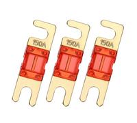 QUARKZMAN 3 Piezas Fusible Mini ANL 150A 125V Reemplazo Protección Eléctrica Electrónica Fusible De Cuchilla Para Sistema De Audio Video Automotriz Y Marino