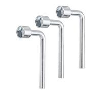 QUARKZMAN 3 Piezas Llave De Vaso Hexagonal En Forma De L De 13mm Métrica De Acero Al Carbono De Un Solo Extremo Con 6 Puntos Para Reparaciones Generales Tubería Bicicleta Mantenimiento
