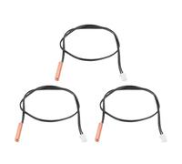 QUARKZMAN 3 Piezas Sonda de Sensor Térmico NTC 100K, Sonda de Sensor de Temperatura Sensible de Cobre 14 Pulgadas Cable de Extensión de Termómetro Digital Sensor