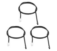 QUARKZMAN 3 Piezas Sonda de Sensor Térmico NTC 10K, Sonda de Sensor de Temperatura Sensible de Epoxi 19.7 Pulgadas Cable de Extensión de Termómetro Digital Sensor