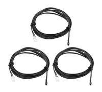 QUARKZMAN 3 Piezas Sonda de Sensor Térmico NTC 10K, Sonda de Sensor de Temperatura Sensible de Epoxi 78.7 Pulgadas Cable de Extensión de Termómetro Digital Sensor