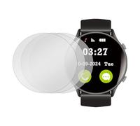 QUARKZMAN 3 Protectores De Pantalla Para Reloj 40mm Vidrio Templado Protección Anti-Espías Universal Protector Cristal De Esfera Protector Facial Suave Anti-Miradas Privacidad Redonda Gris