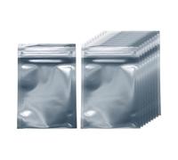 QUARKZMAN 30 Bolsas Antiestáticas 2.8" x 4.3" Doble Capa Bolsa Reutilizable De Protección ESD para GPU Disco Duro HDD SSD Luces LED Dispositivos Electrónicos Gris Oscuro Semitransparente