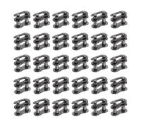 QUARKZMAN 30 Pcs #25 Eslabones Maestros Para Cadena Paso 8.5mm. Conectores De Cadena De Rodillos De Acero Al Carbono. Reemplazo De Eslabón Maestro Para Bicicleta Kart