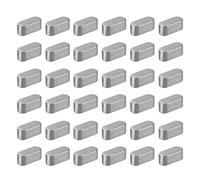 QUARKZMAN 30 Pcs Chaveta Plana De Extremo Redondo, 10x5x5mm Acero Al Carbono Chavetas Paralelas Para Eje Juego De Surcos Para La Industria De Sujeciones Mecánicas