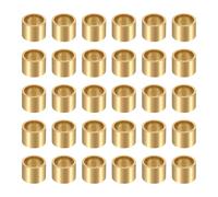 QUARKZMAN 30 Piezas De Cojinetes De Manga, Diámetro Interno 8mm x Diámetro Externo 10mm x Longitud 8mm, Casquillos Autolubricantes De Bronce Sinterizado