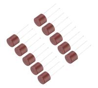 QUARKZMAN 30 Piezas de Fusibles Micro Cilíndricos Montados en DIP para Reparación de PCB de Partes Electrónicas LCD, T2.5A 2.5A 250V, Rojo