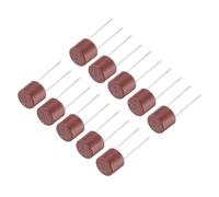 QUARKZMAN 30 Piezas de Fusibles Micro Lentos Cilíndricos Montados en DIP para Reparación de Partes Electrónicas PCB LCD, T4A 4A 250V, Rojo