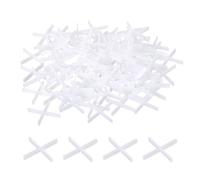 QUARKZMAN 300 Piezas Separadores de Azulejos 1mm 3/64" Separador de Plástico en Cruz para la Instalación de Azulejos de Pared y Suelo, Blanco