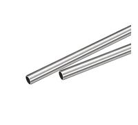 QUARKZMAN 304 Inoxidable Acero Capilar Tubo, OD 6,5mm x 0,6mm Pared Grosor 250mm Longitud Metal Tubería para Industria Maquinaria, 2uds