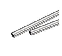 QUARKZMAN 304 Inoxidable Acero Capilar Tubo, OD 8,5mm x 0,8mm Pared Grosor 250mm Longitud Metal Tubería para Industria Maquinaria, 2uds