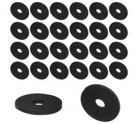 QUARKZMAN 30uds Espaciadores de Goma 20mm OD, 5,3mm ID, 2mm Altura Redondo Antivibración Espaciador Buje Ojales Gruesos Arandelas para Casa Coche Accesorios