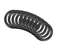 QUARKZMAN 31mm x 23mm x 4mm Nitrilo Goma Juntas Tóricas x 10uds Redondo Junta Arandela para Grifo Plomería Reparación Sellado Conexión [Negro]