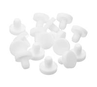 QUARKZMAN 32 Piezas Tapón de Goma Blanco, Tapones de 6mm para Orificios de 5.5-5.8mm/0.22-0.23"