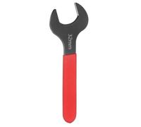 QUARKZMAN 32mm Llave Universal de Boca Fija Simple, 15 Grados Ángulo Llave Métrica Plana U Cabeza Mango Rojo Acero Carbono para Reparación Automotriz Muebles Ensamblaje Construcción Hogar