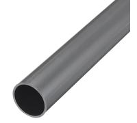 QUARKZMAN 34.2x38mm (ID*OD) Tubo de PVC Redondo, Tubo Rígido Redondo de Alto Impacto para Proteger Cables Eléctricos, Tubería de Agua, Decoración, Fundas de Cables, Gris Claro