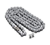 QUARKZMAN #35/ DIN/ISO 06C Cadena De Rodillos 10 Pies Paso 3/8" Cadenas De Rodillos De Acero Al Carbono Para Karts, Bicicletas, 320 Eslabones