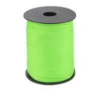 QUARKZMAN 3mm Cuerda de Polipropileno Trenzada, 100m Nylon Cuerda Nailon Hilo de Abalorios Cordón Trenzado Hueca para Manualidad Tendedero, Camping, Bisutería, Verde Fruta