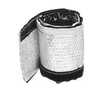 QUARKZMAN 3mm Funda Térmica de Aluminio Aluminizado 3/8" ID x 3.2Ft Funda Térmica de Fibra de VIDrio Metálica de Aluminio para Líneas de Combustible Cables Cableado Eléctrico