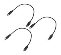 QUARKZMAN 3Pcs Cavo Di Estensione PS/2 Per Mouse E Tastiera, 0.98 Piedi Mini Din 6 Pin Cavo Maschio A Femmina Convertitore Tastiera Per PC Scanner, xx