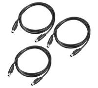 QUARKZMAN 3Pcs Cavo Di Estensione PS/2 Per Mouse E Tastiera, 4.92 Piedi Cavo Mini Din 6 Pin Maschio A Maschio Convertitore Tastiera Per PC Scanner, xx