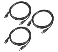 QUARKZMAN 3Pcs Cavo Di Estensione PS/2 Per Mouse E Tastiera, 4.92 Piedi Cavo Mini Din 6 Pin Maschio A Femmina Convertitore Tastiera Per PC Scanner, xx
