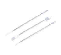 QUARKZMAN 3Pcs Mini Palanca de Metal Desmontador de Cabeza Plana de Acero Inoxidable para Reparación de Desmontaje de Teléfonos Móviles