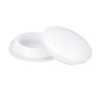 QUARKZMAN 3pcs Tapones para Agujero, Tapón de Silicona para 35-38mm Agujero Tapa Redonda de Goma con Cierre a Presión Impermeable Antipolvo para Botella Tubo Mueble Orificio, Traslúcido
