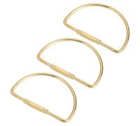 QUARKZMAN 3Uds Latón Tornillo Cerradura Llavero, Coche Llave Organizador Universal Llavero Soporte Tornillo Cerradura Llavero-Simple Estilo para Hombres Mujeres, Oro, D